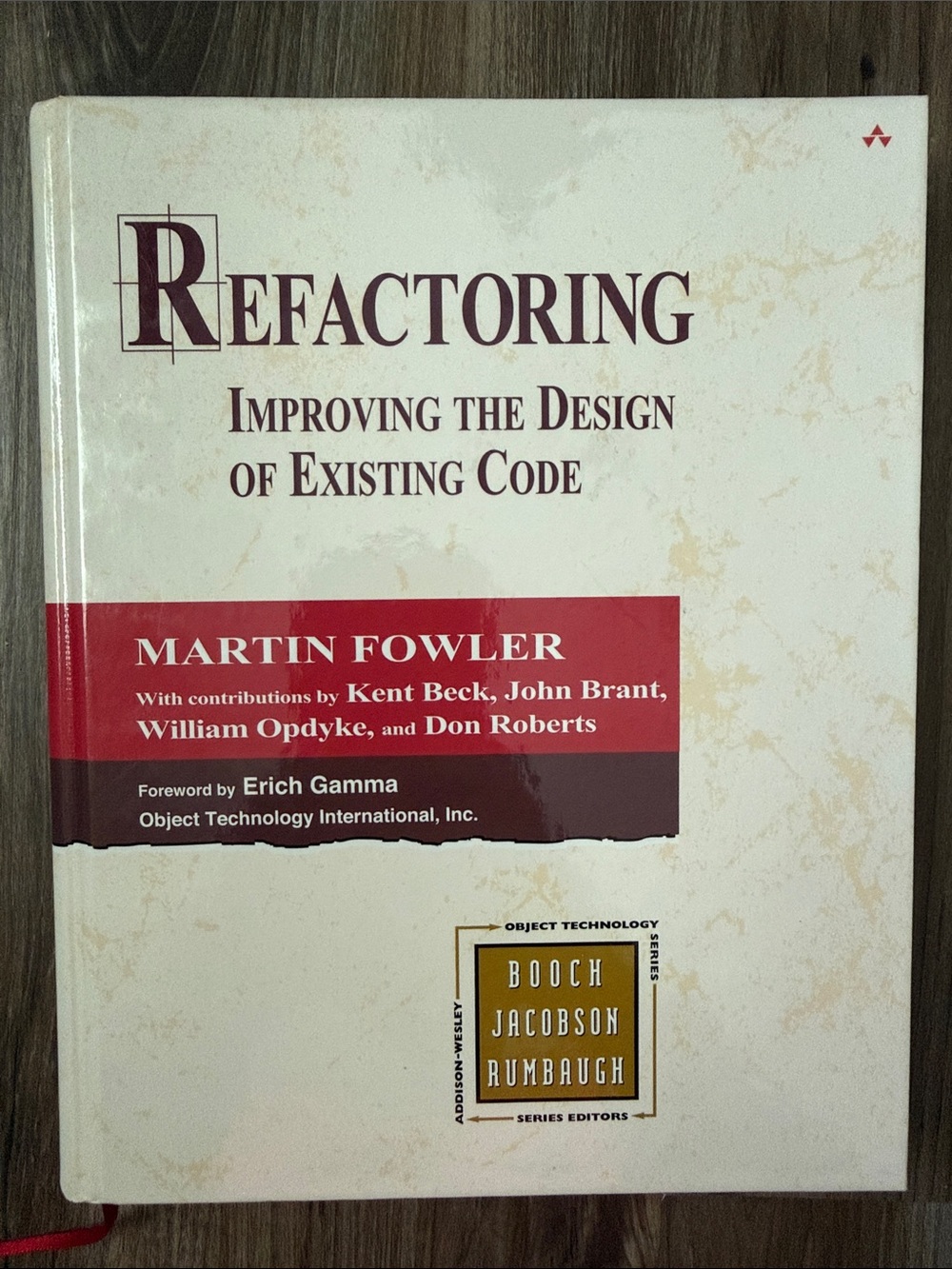 Refactoring : Improving the Design of Existing Code Martin Fowler Hardcover
